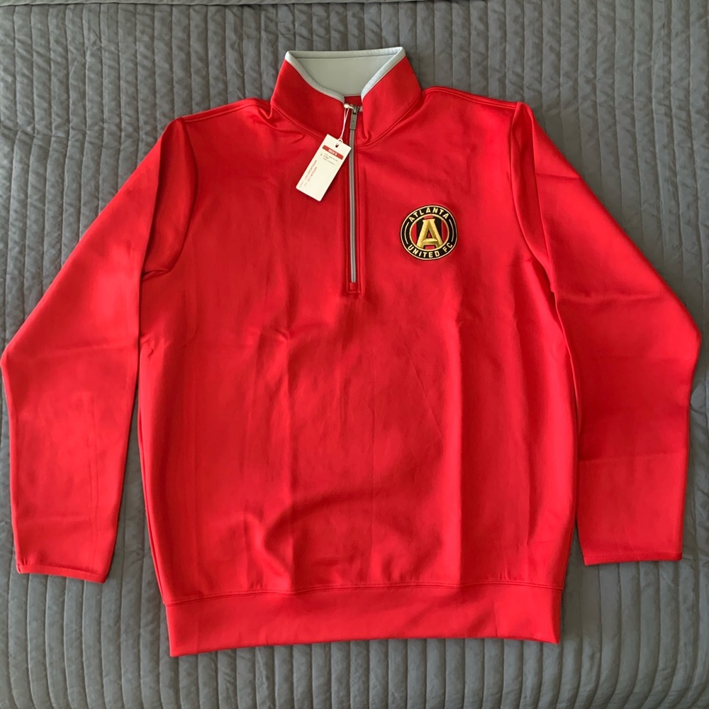 Men's Atlanta United FC 1/4-Zip Pullover Jacket